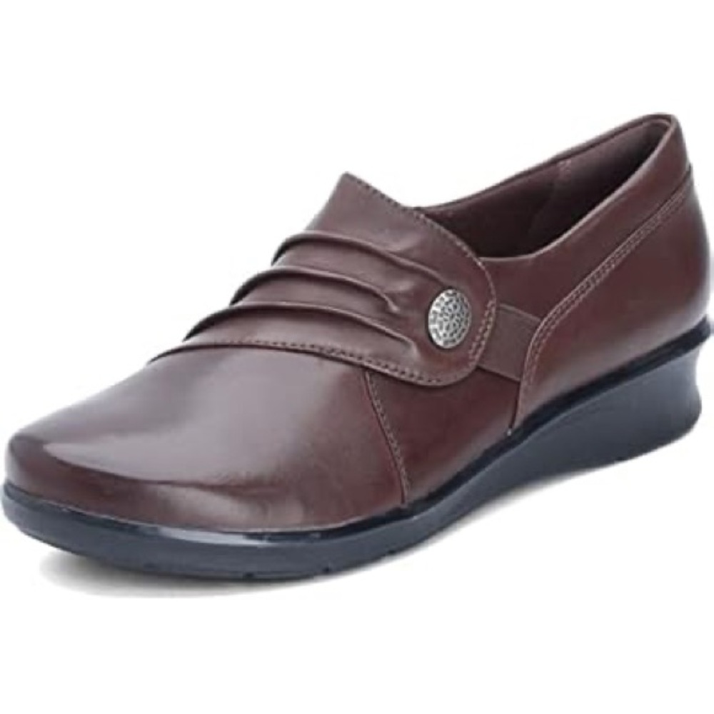 NWT Clarks‎ Hope Roxanne Brown Leather size 6.5 M